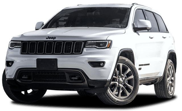 White Jeep Grand Cherokee