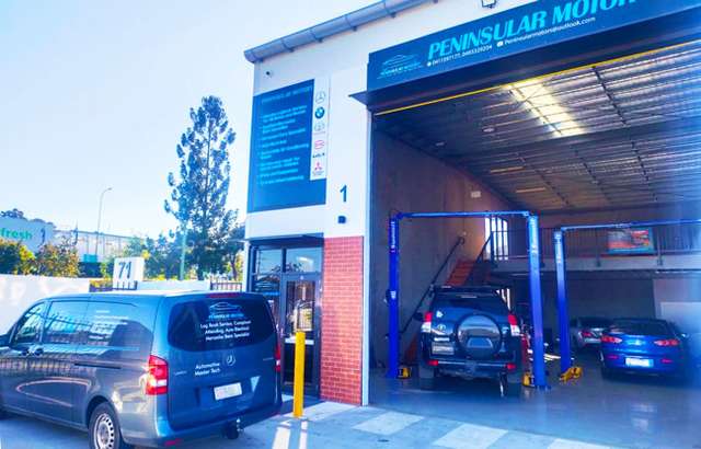 Peninsular Motors workshop gallery image