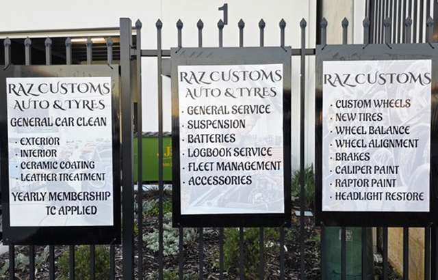 Raz Customs workshop gallery image