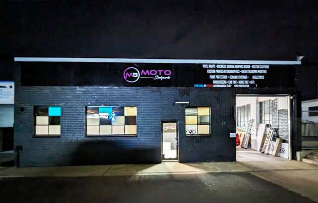 Moto Bodyworks workshop gallery image