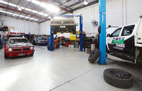 Alpheys Garage workshop gallery image