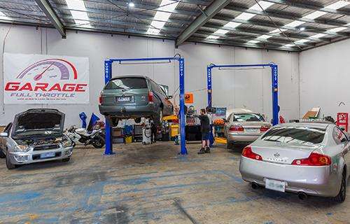 Garage Full Throttle workshop gallery image