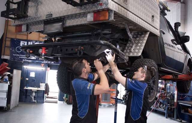 Fulcrum Suspensions Springwood workshop gallery image