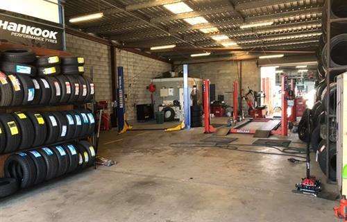 Kunzy's Tyre Centre workshop gallery image
