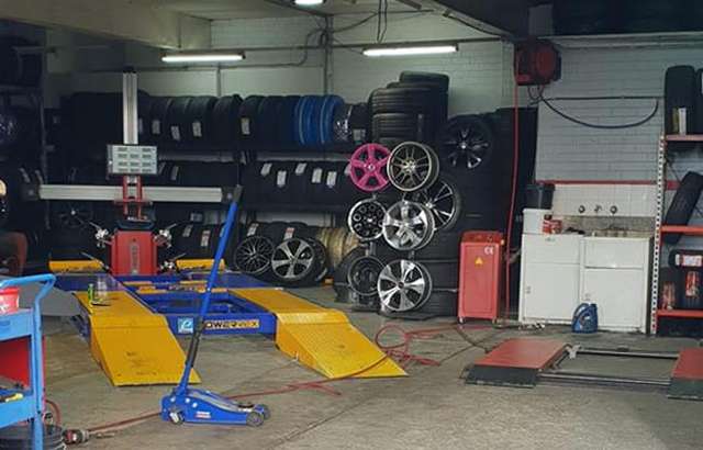 OMG Tyres workshop gallery image