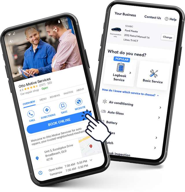 Reserve with Google phone walkthrough