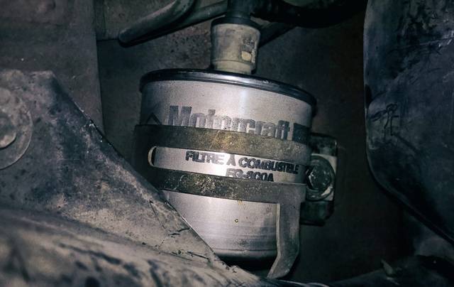 Fuel filter replacement