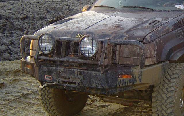 Bullbar on a vehicle