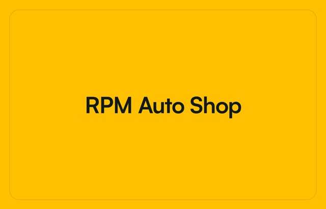 RPM Auto Shop workshop gallery image