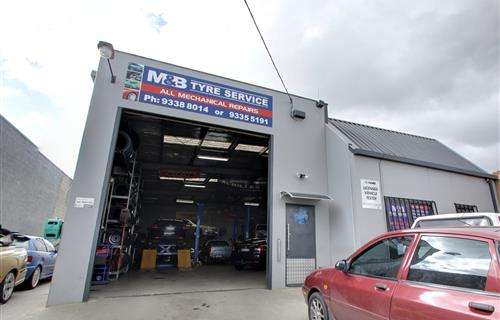 M&B Tyre Services workshop gallery image