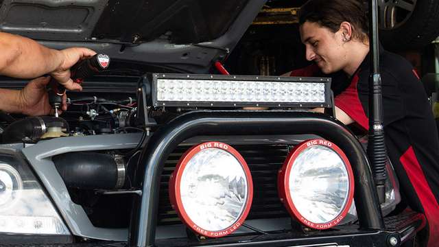 Can I install LED light bars on my vehicle?