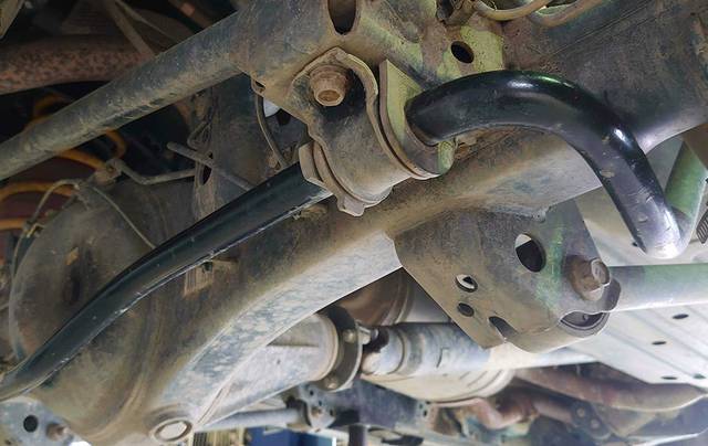 Sway bar replacement
